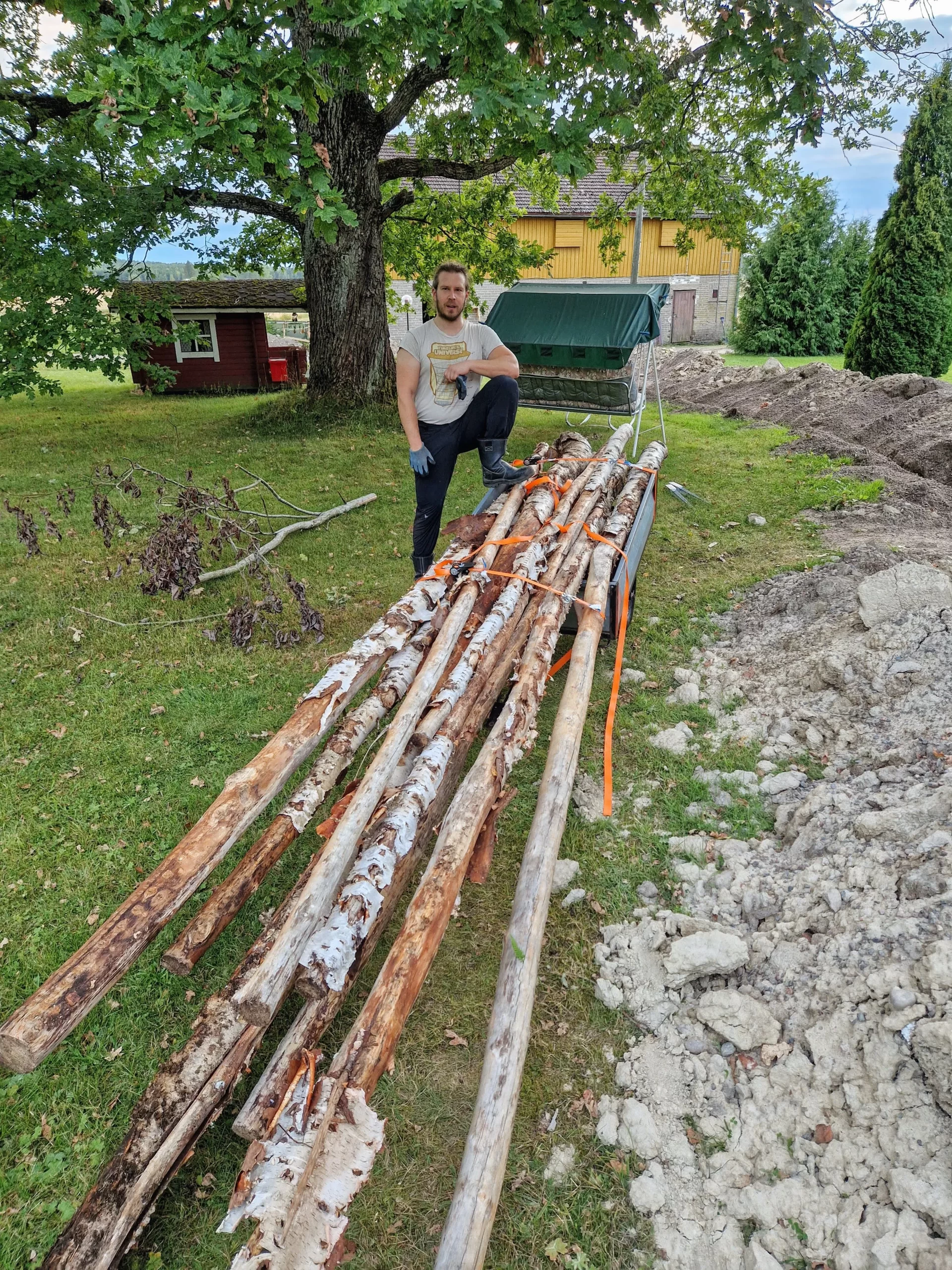 Kappas, metsästä löytyi puuta