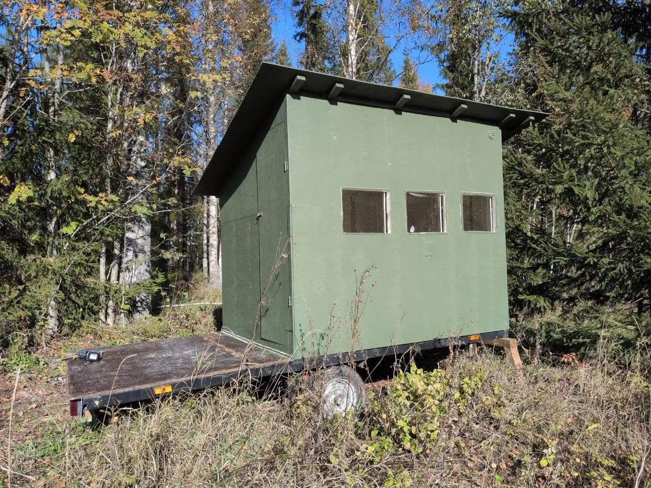 Metsästyskoppi valmis